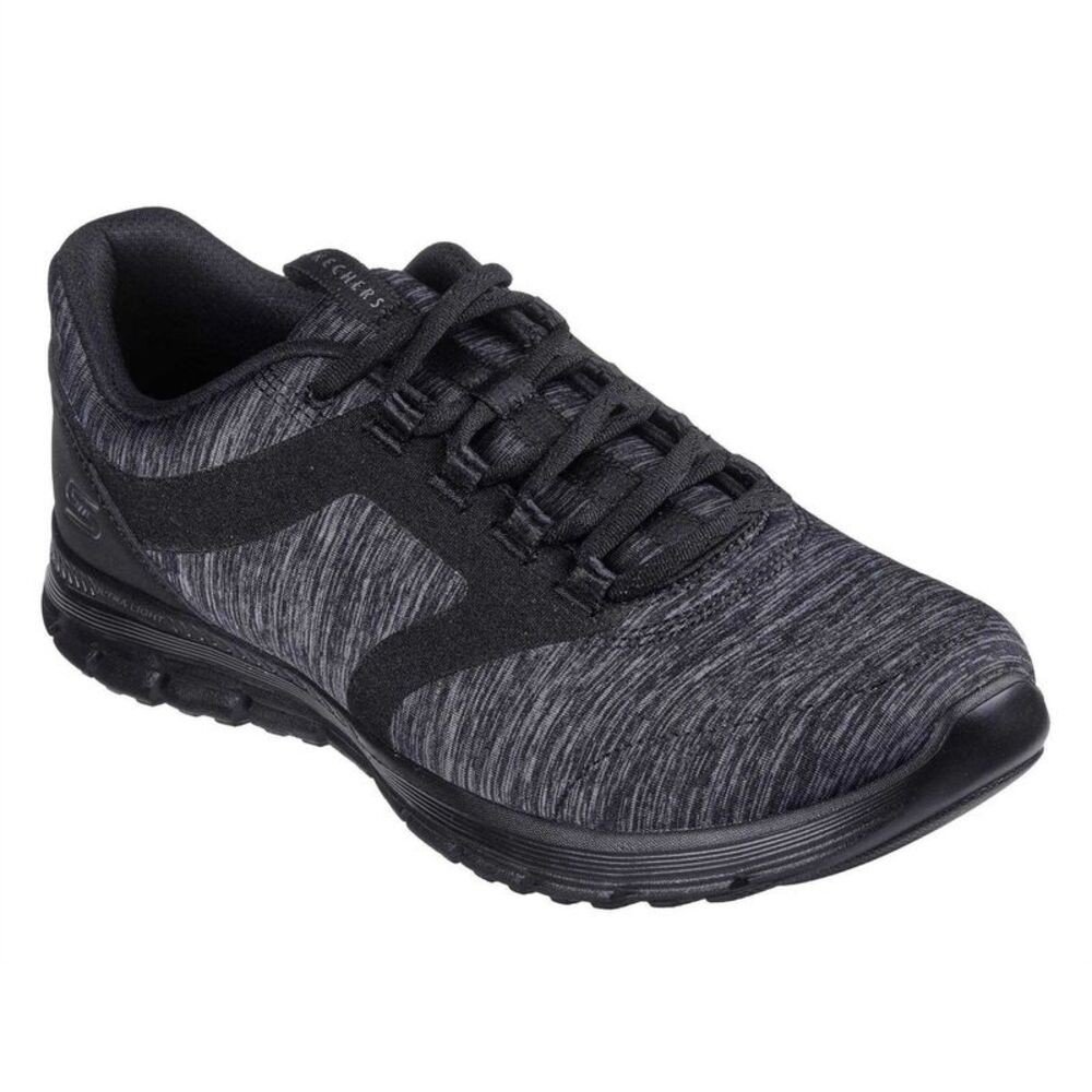 Skechers Womens/Ladies Luminate Sneakers / Black